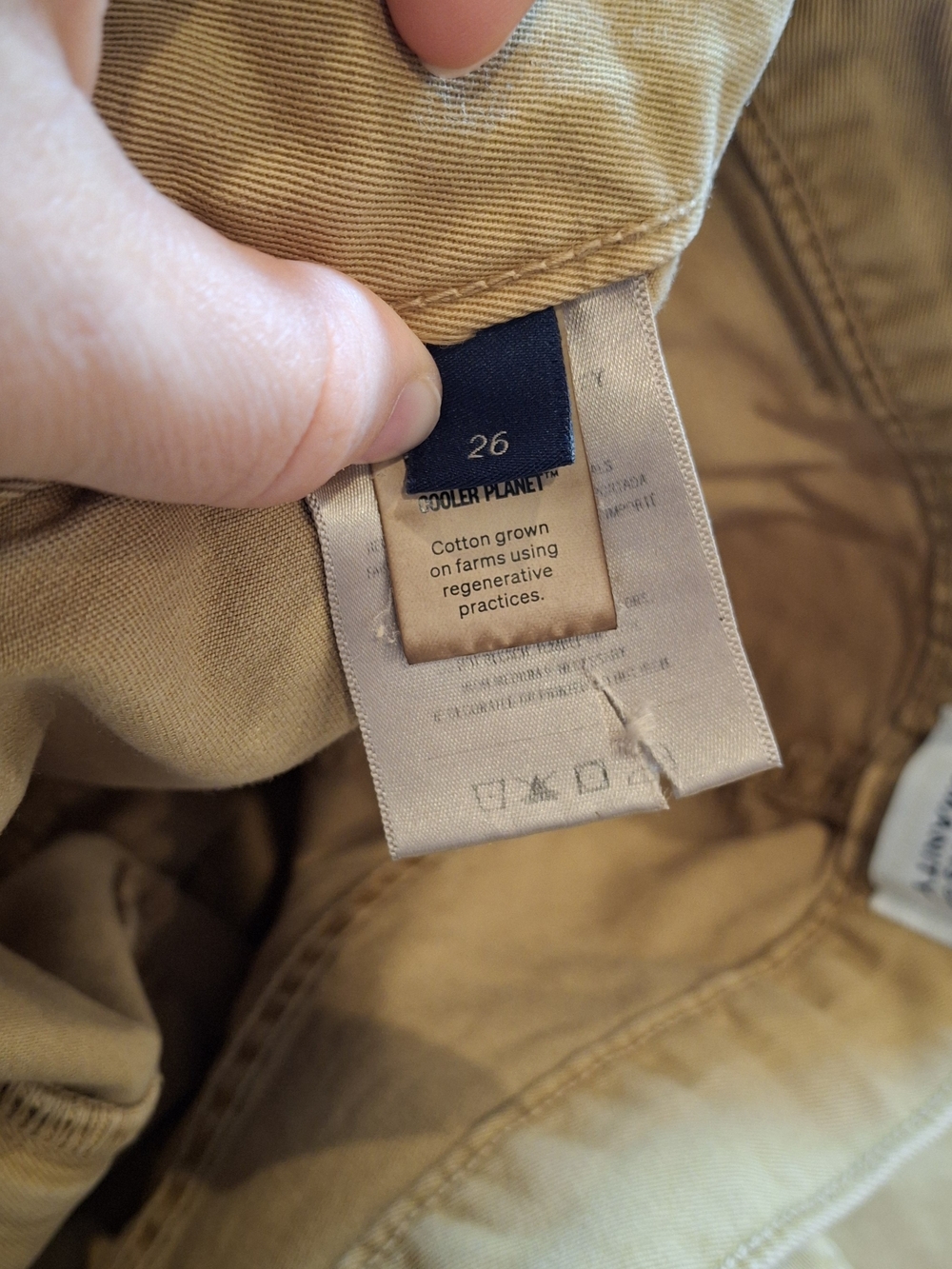 NWOT Women's Citizens of Humanity High Rise Wide Leg Utility Pants Beige Size 26 - Picture 5 of 15